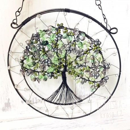 Drátovaný Strom Života 4.čakra UVOLNĚNÍ