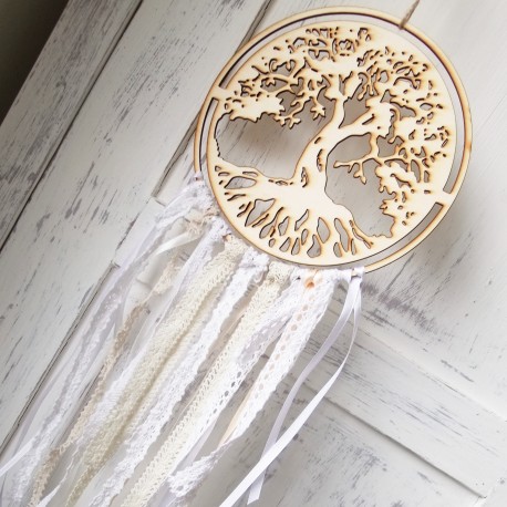 Lapač Strom Života Růžový obdisidán Křišťál 4čakra